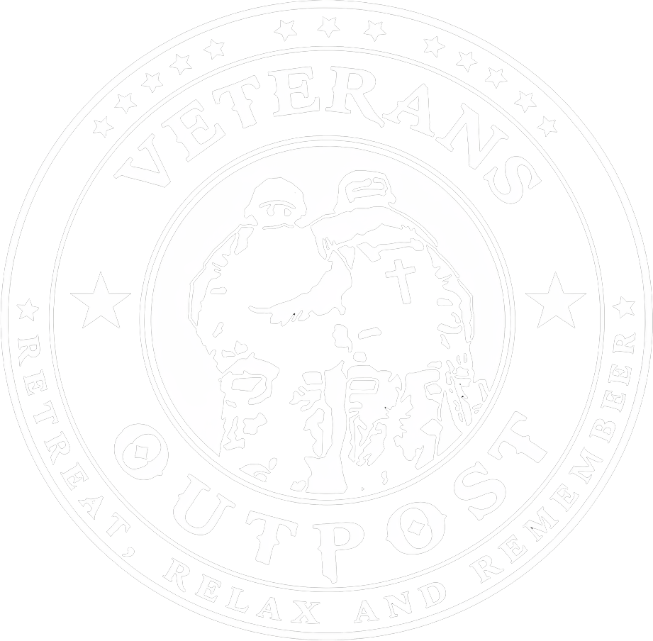 Veterans Outpost seal — Retreat, Relax and Remember